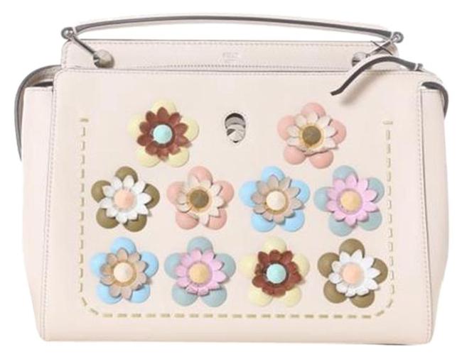 Fendi Doctom White Calfskin Satchel 