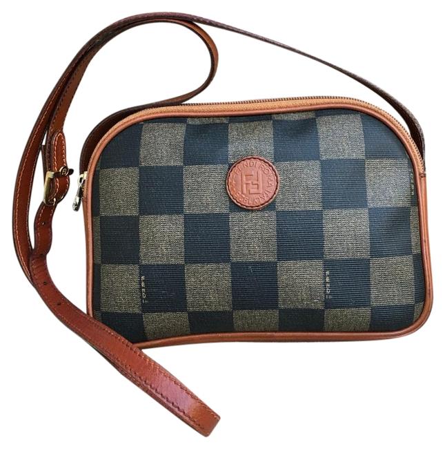 Fendi Excellent Checkerboard Cutie Cross Body Bag 