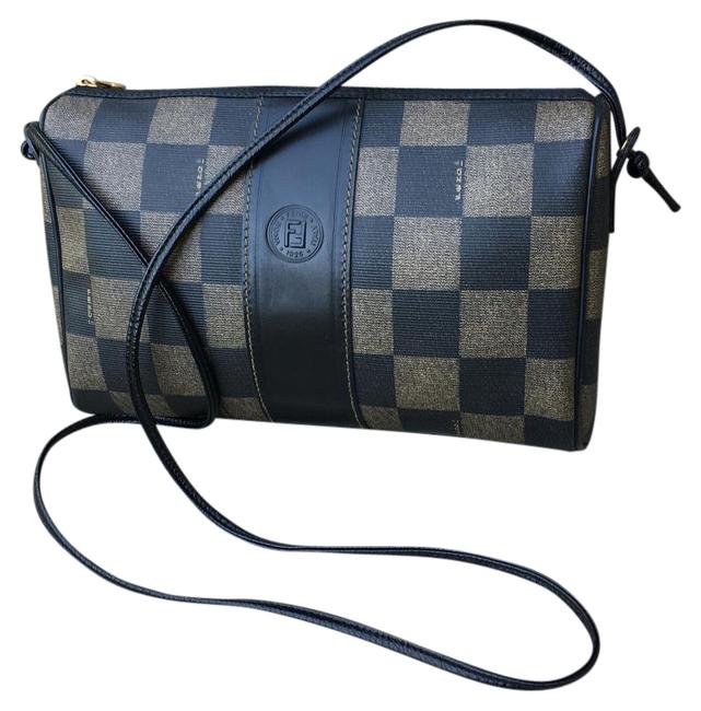 Fendi Excellent Classic Ff Checkerboard Cross Body Bag 