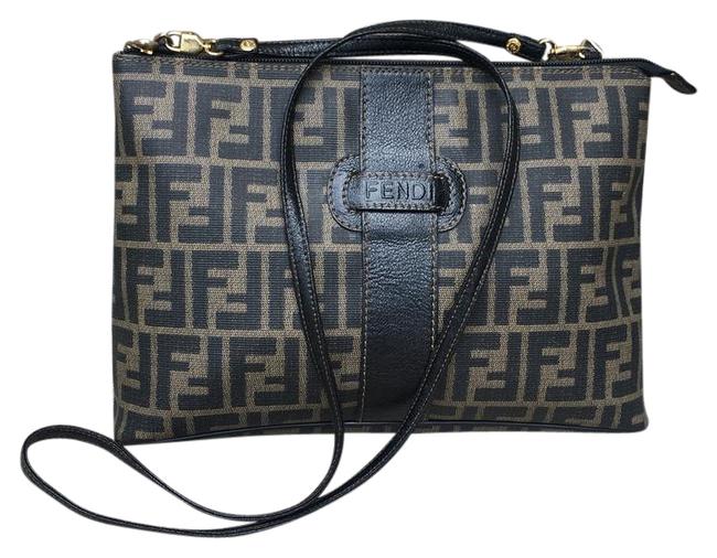Fendi Excellent Zucca 2 Way Treasure Cross Body Bag 