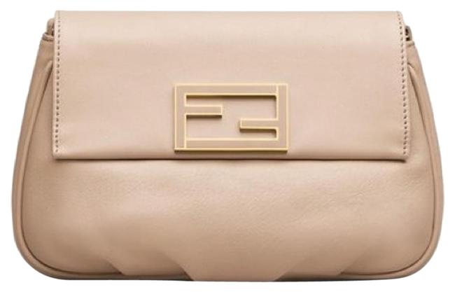 Fendi Fendista& Pouchette Blush Leathet Cross Body Bag 