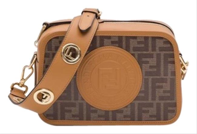 Fendi Ff Camera Canvas Cross Body Bag 