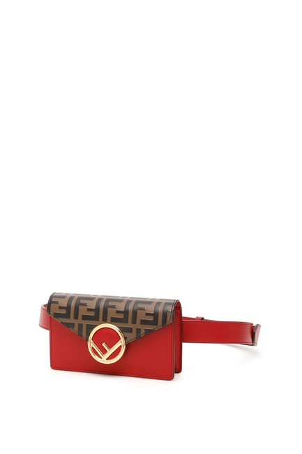 Fendi Ff Logo Beltbag Multicolored Clutch 
