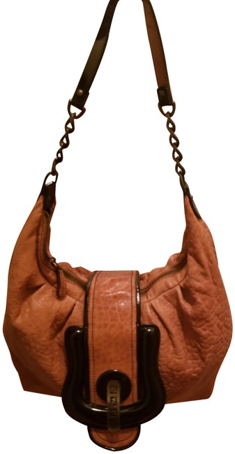 Fendi Handbag B Brown Leather Hobo Bag 