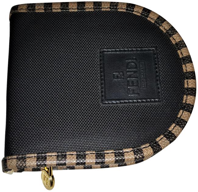 Fendi Manicure Set Black Nylon Clutch 