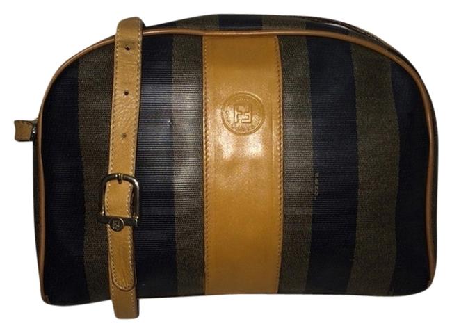 Fendi Marvelous Mustard Pequin Cross Body Bag 