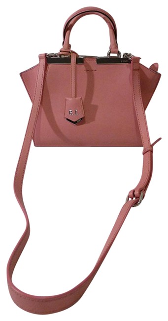 Fendi Mini 3 Jours Pink Leather Satchel 