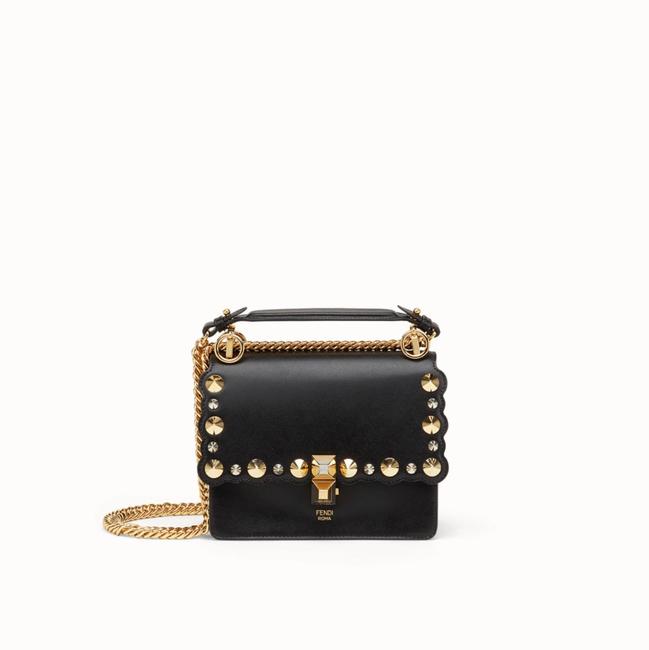 Fendi Mini bag Black Leather Cross Body Bag 