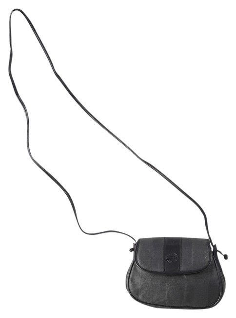 Fendi Mini Black Leather Cross Body Bag 