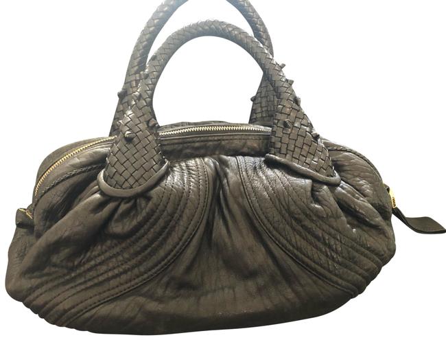 Fendi Mini Black Leather Satchel 