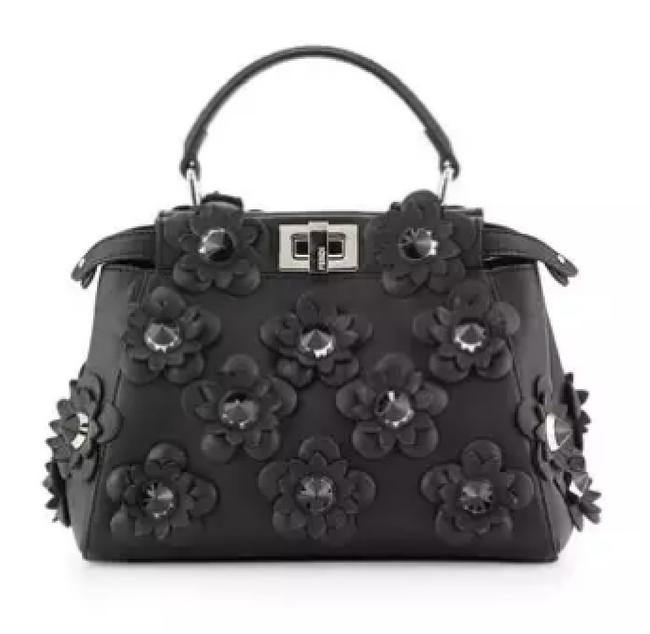 Fendi Mini Peekaboo Floral New Cross Body Bag 