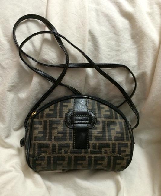 Fendi Mint Baby Zucca Cross Body Bag 
