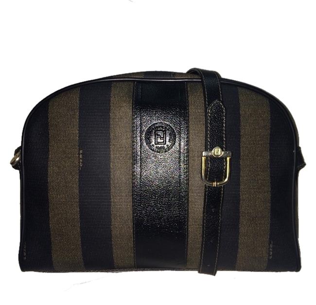 Fendi Mint Vintage Pequin Beauty Cross Body Bag 