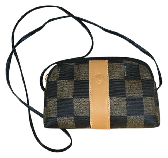 Fendi Minty Checkerboard Cutie Cross Body Bag 