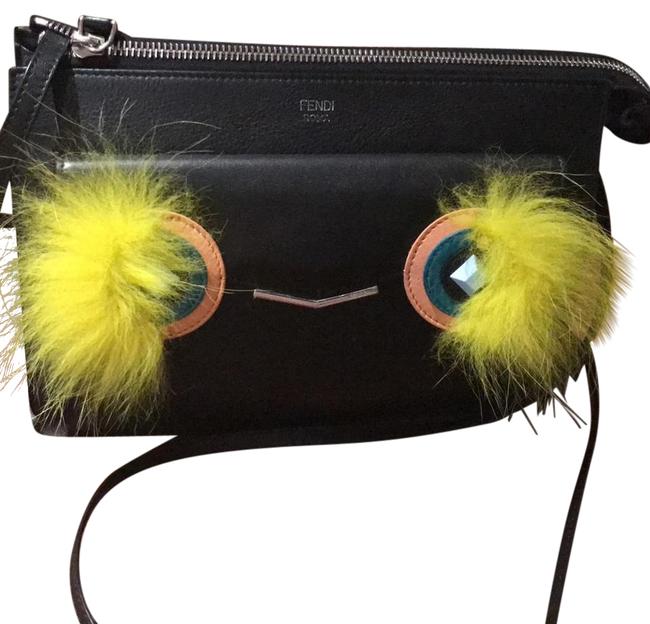 Fendi Monster Black Cross Body Bag 