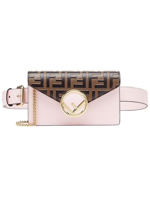 Fendi Belt Multi Color Ff Pink Cross Body Bag 