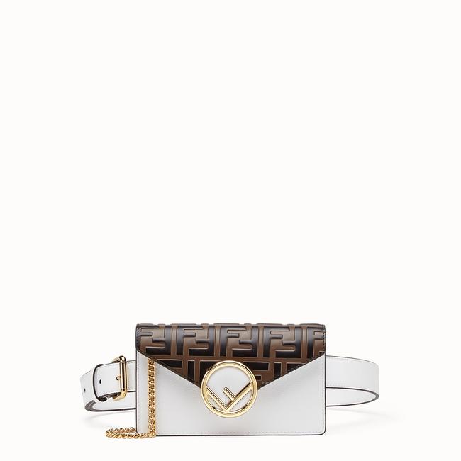 Fendi Belt Multi Color Ff White Cross Body Bag 