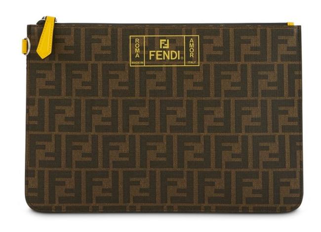 Fendi Ff Pouch Clutch 
