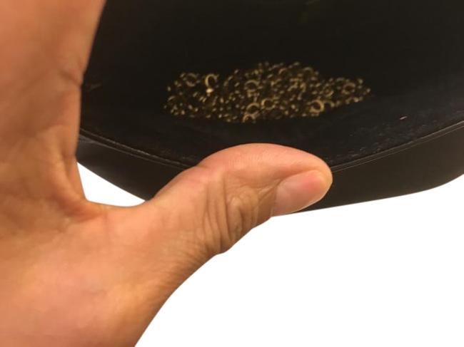 Fendi No Black Soft Leather Cross Body Bag 