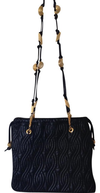 Fendi Pasta Black Leather Satchel 