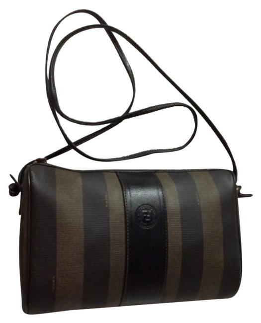 Fendi Pequin Signature Cutie Cross Body Bag 