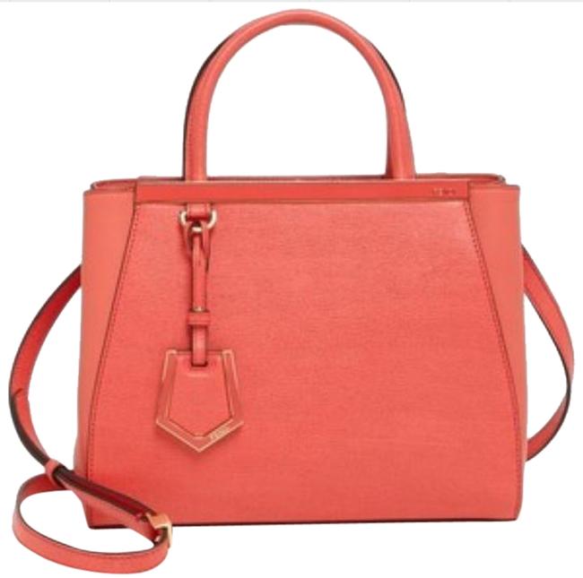 Fendi Petite 2jours Rosa Leather Cross Body Bag 