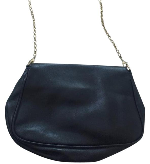 Fendi Pochette Black Leather Cross Body Bag 