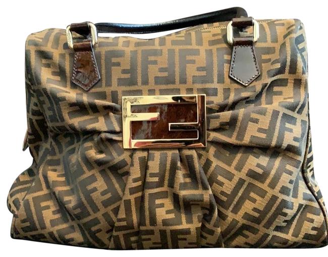Fendi Print Satchel 