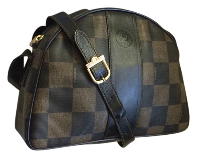 Fendi Rare Checkerboard Beauty Cross Body Bag 