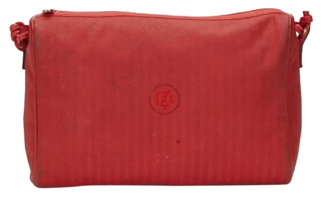 Fendi Red Nylon Cross Body Bag 