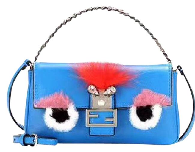 Fendi Rn146779 Blue Cross Body Bag 