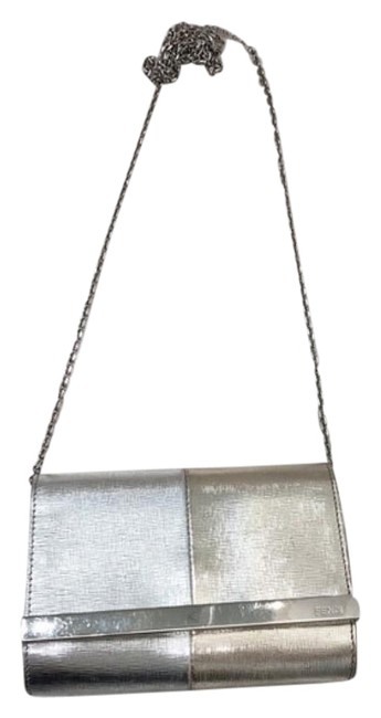 Fendi Rush Leather Clutch 