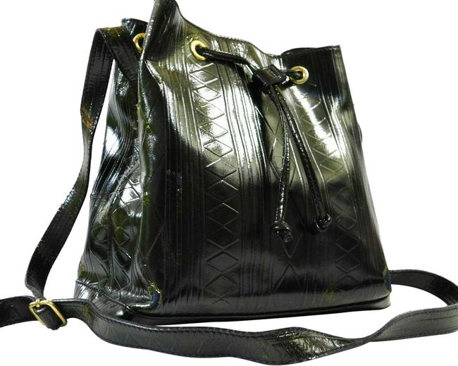 Fendi Shoulder Bag*** Black Leather Cross Body Bag 