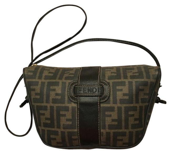 Fendi Signature Line Zucca Sweetie Cross Body Bag 