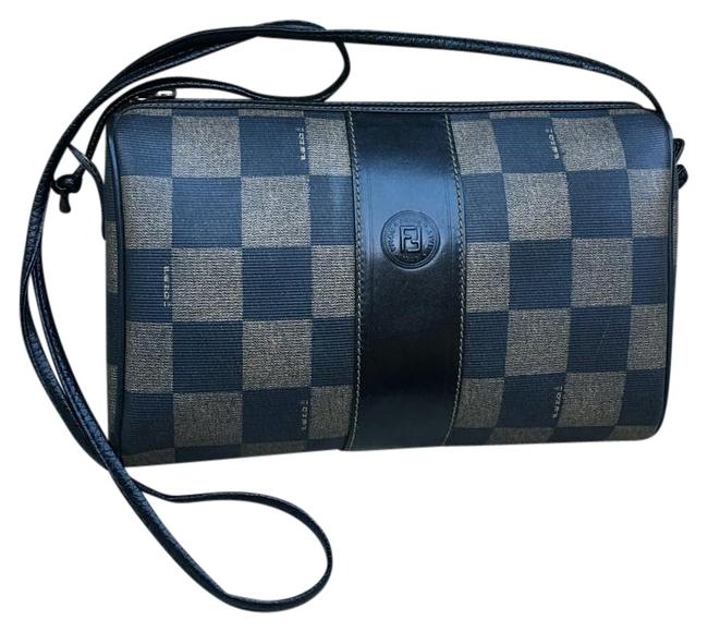 Fendi Signature Monogram Checkerboard Beauty Cross Body Bag 