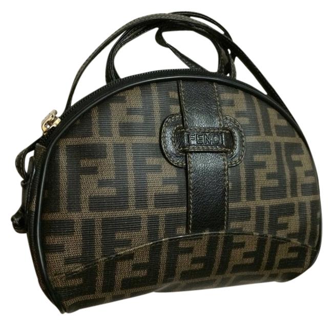 Fendi Signature Zucca Cutie Cross Body Bag 