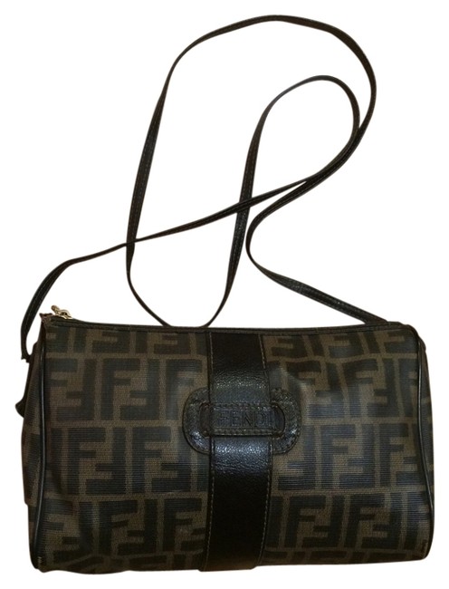 Fendi Signature Zucca Sweetheart Cross Body Bag 
