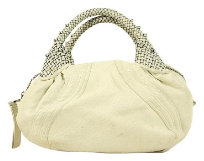 Fendi Spy Ffjy45 White Satchel 