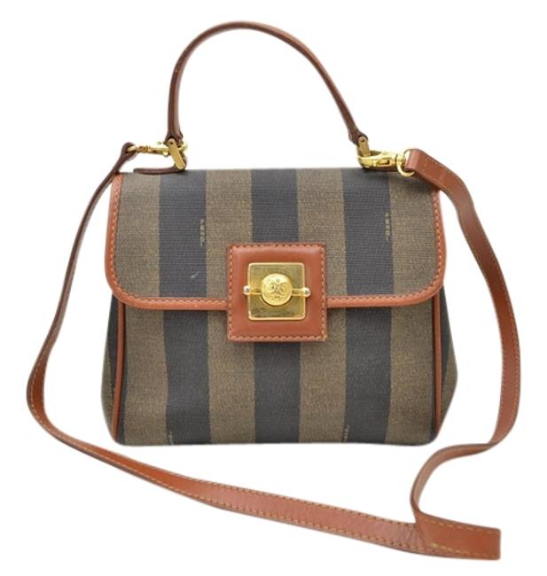Fendi Striped Shoulder Hand Cross Body Bag 