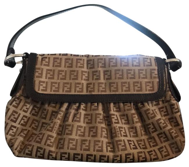 Fendi Tan Beige Brown Hobo Bag 