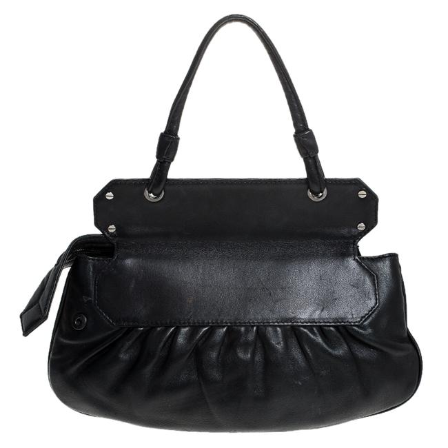 Fendi To You Convertible Black Leather Clutch 