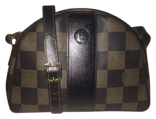 Fendi Vintage Checkerboard Cross Body Bag 