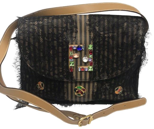 Fendi Vintage Customized Multicolor Cross Body Bag 