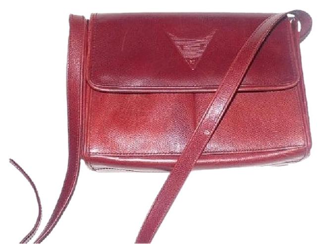 Fendi Vintage PursesDesigner Purses Dark Red Leather Cross Body Bag 