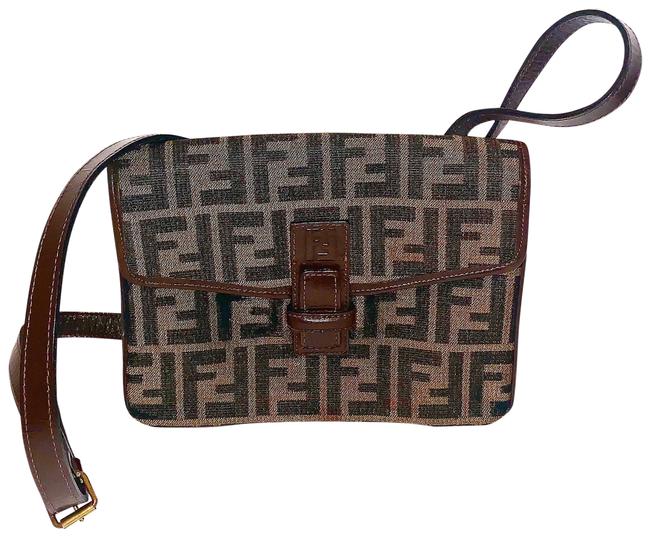 Fendi Vintage Zucca Mini Cross Body Bag 