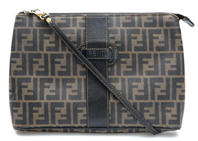 Fendi Zipped Zucca Canvas Cross Body Bag 