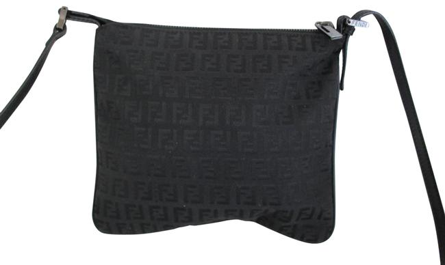 Fendi Zucca Blacks Cross Body Bag 