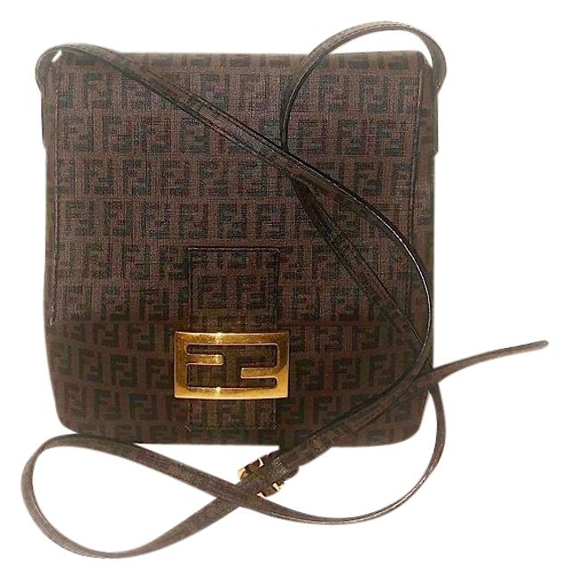 Fendi Zucca Pattern Cross Body Bag 