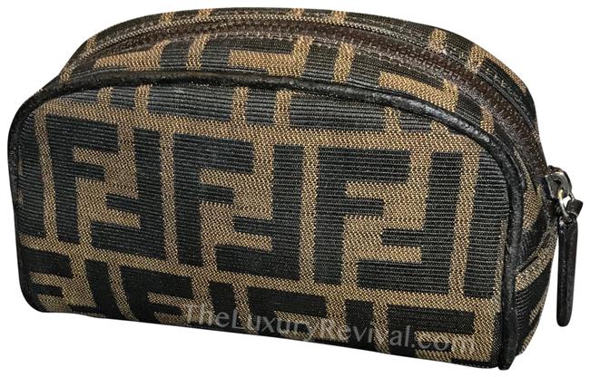 Fendi Zucca Pouch Clutch 