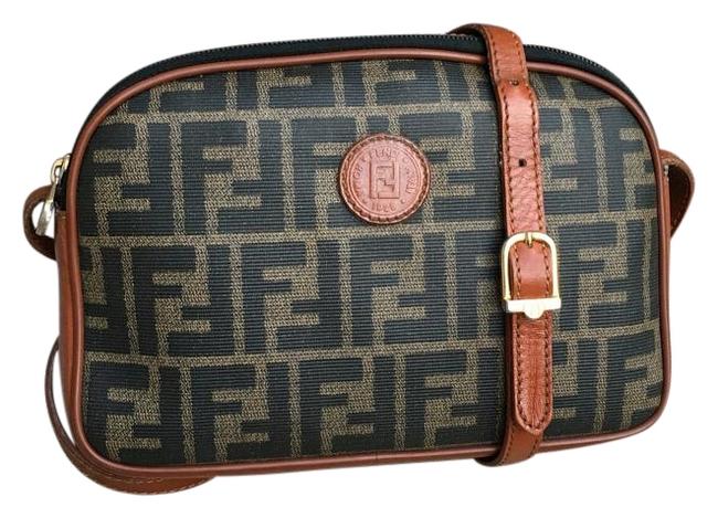 Fendi Zuperb Zucca Cutie Cross Body Bag 